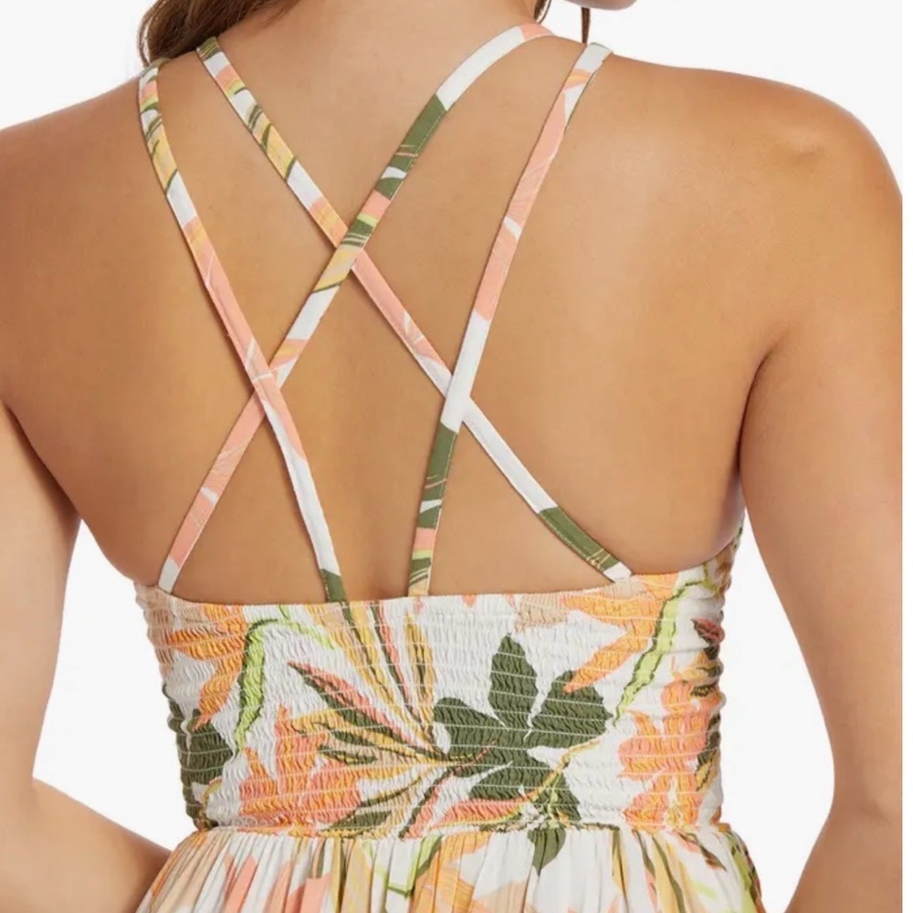 Bungalow Floral Smocked Maxi Dress - Picture 4 of 6